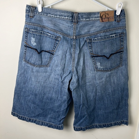 Guess Men Denim Outdoor Jeans Shorts Size 36 - Picture 6 of 10